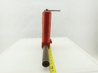 8" Adjustable Width Roller Edge Material Feed Guide Support Assembly
