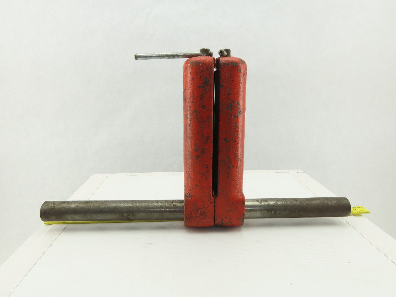 8" Adjustable Width Roller Edge Material Feed Guide Support Assembly