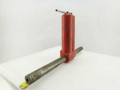 8" Adjustable Width Roller Edge Material Feed Guide Support Assembly