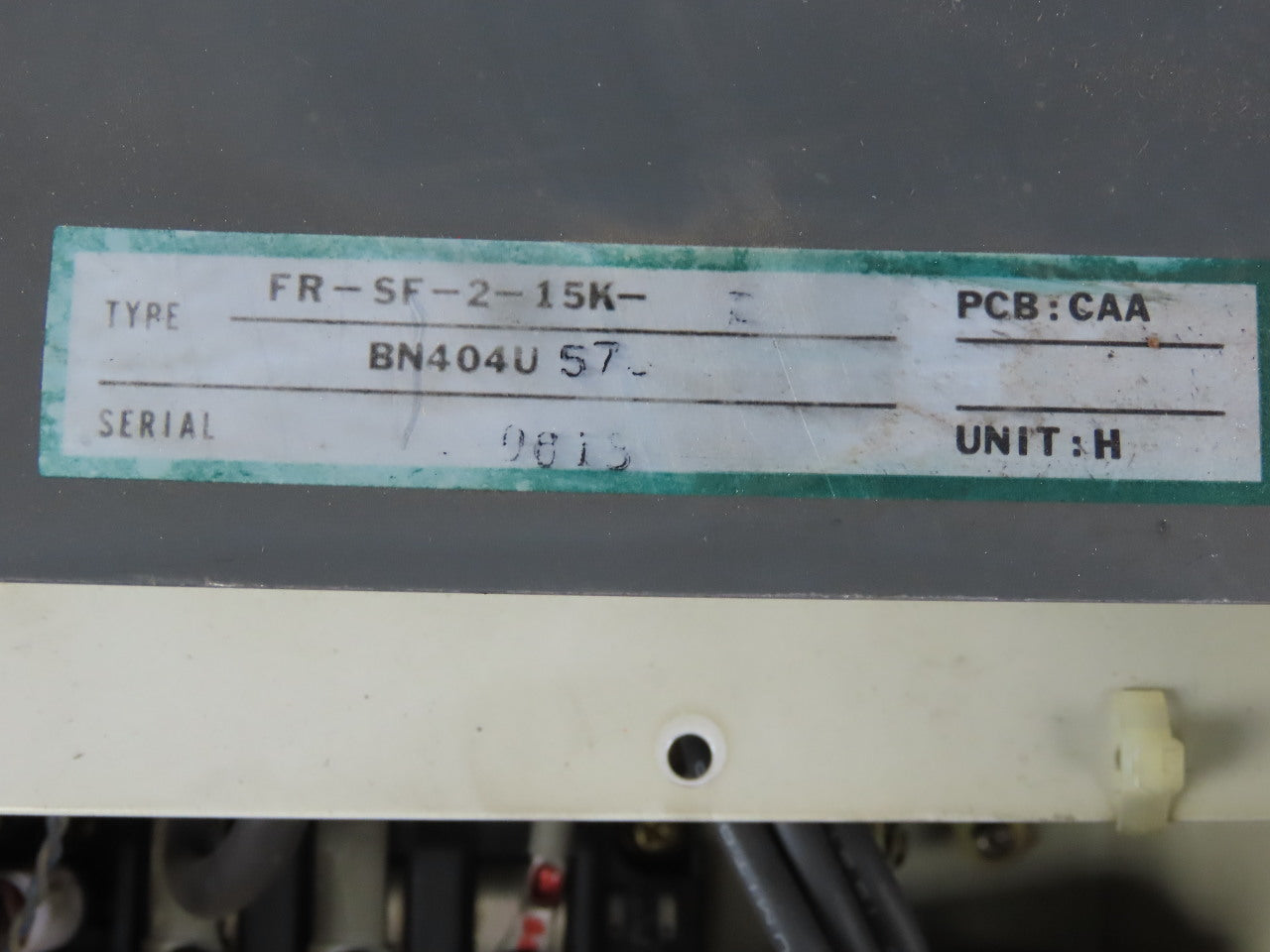 Mitsubishi FR-SF-2-15K 15kW 200VAC Spindle Controller AC Spindle Controller