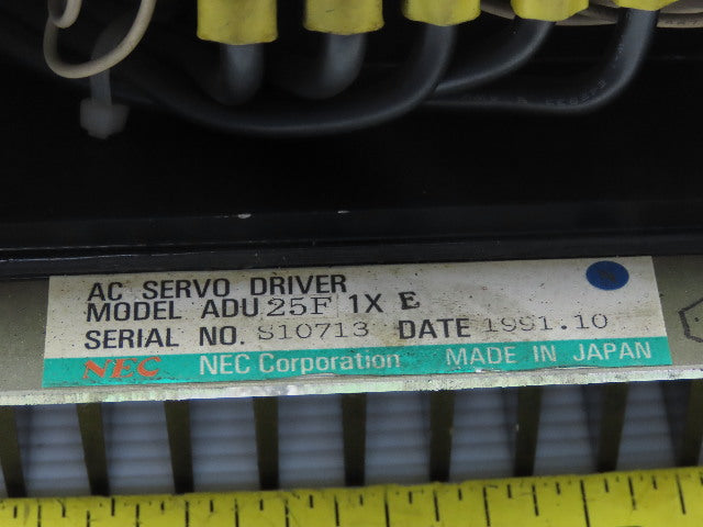 NEC ADU25F1XE AC Servo Controller Parts/Repair