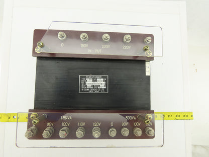 Daiwa Dengyo TF-2000 220V Primary 110V Secondary 2kVa 1Ph 50/60Hz Transformer