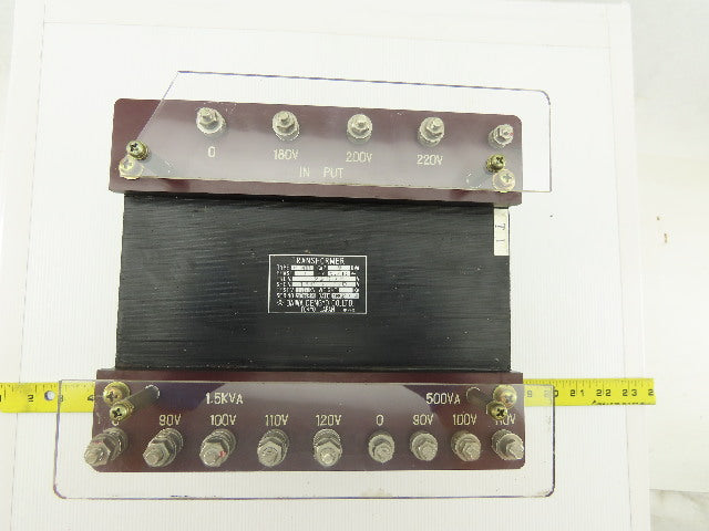 Daiwa Dengyo TF-2000 220V Primary 110V Secondary 2kVa 1Ph 50/60Hz Transformer