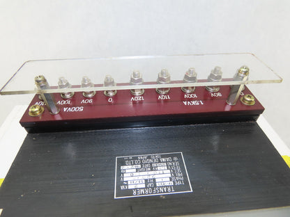 Daiwa Dengyo TF-2000 220V Primary 110V Secondary 2kVa 1Ph 50/60Hz Transformer