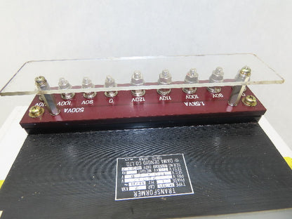 Daiwa Dengyo TF-2000 220V Primary 110V Secondary 2kVa 1Ph 50/60Hz Transformer