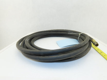 Dayton 3/8" Low Pressure Rubber Hose 200 PSI WP 3/8" Male Non Swivel 30'
