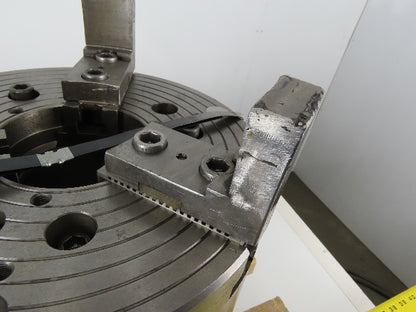 16" Lathe Power Chuck 3 Jaw Serrated 1.5mmx60 Thru Hole 3000RPM 550 PSI