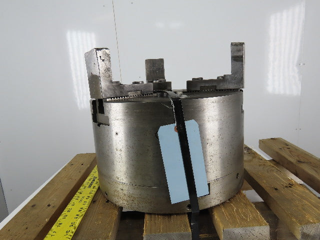 16" Lathe Power Chuck 3 Jaw Serrated 1.5mmx60 Thru Hole 3000RPM 550 PSI