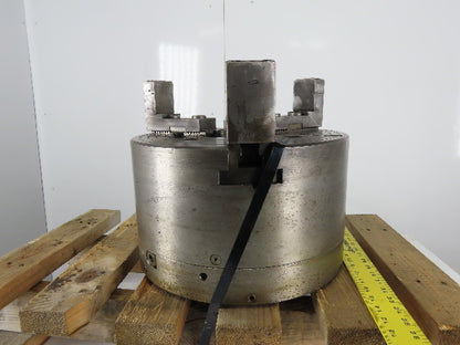 16" Lathe Power Chuck 3 Jaw Serrated 1.5mmx60 Thru Hole 3000RPM 550 PSI