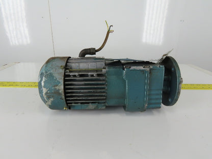 Sew Eurodrive DFT71K4 47.77:1 Ratio 36RPM Output .25Hp 3Ph 208/360Y Gear Motor