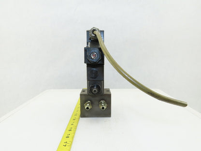 Daikin KSO-G02-2NA-10-N 4/3 Way Closed Center Hydraulic Valve Check Manifold