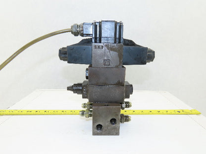Daikin KSO-G02-2NA-10-N 4/3 Way Closed Center Hydraulic Valve Check Manifold