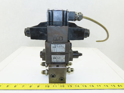 Daikin KSO-G02-2NA-10-N 4/3 Way Closed Center Hydraulic Valve Check Manifold