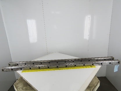 Size 65 Linear Guide Rail 65mm x 53mm 150mm Hole Centers 1998mm Set of 2