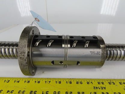 THK KX 30140 50mm Ball Screw 10mm Lead 2 T/I  Ball Nut 835mm Travel 52" OAL