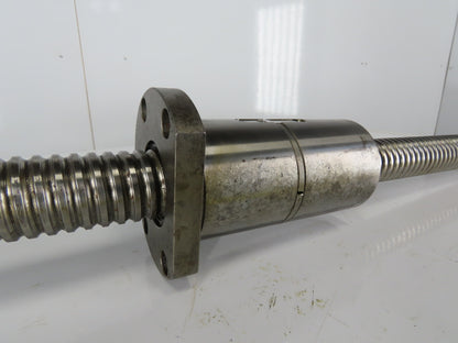 THK KX 30140 50mm Ball Screw 10mm Lead 2 T/I  Ball Nut 835mm Travel 52" OAL