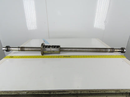 THK KX 30140 50mm Ball Screw 10mm Lead 2 T/I  Ball Nut 835mm Travel 52" OAL