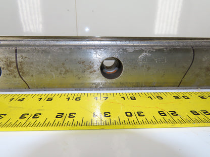 Size 53 Linear Guide Rail 53mm x 44mm 120mm Hole Centers 96" OAL Set of 2