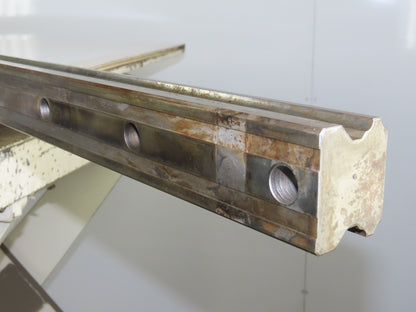 Size 53 Linear Guide Rail 53mm x 44mm 120mm Hole Centers 96" OAL Set of 2