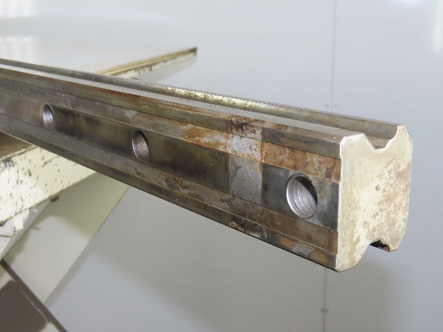 Size 53 Linear Guide Rail 53mm x 44mm 120mm Hole Centers 96" OAL Set of 2