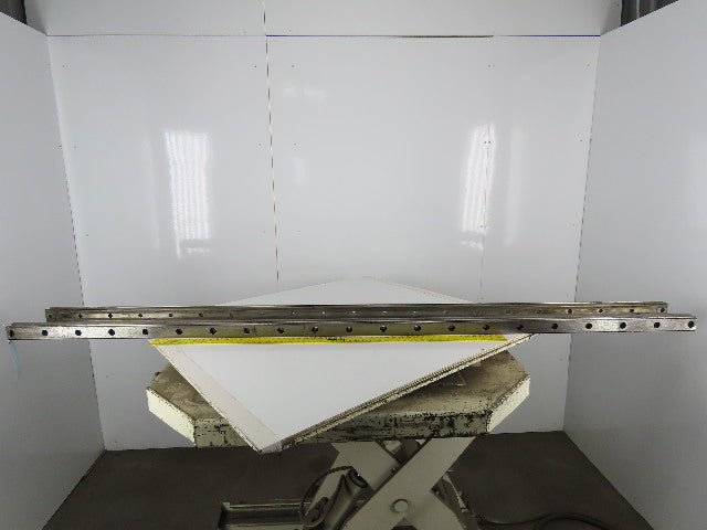 Size 53 Linear Guide Rail 53mm x 44mm 120mm Hole Centers 96" OAL Set of 2