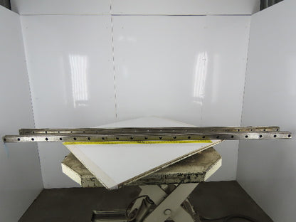 Size 53 Linear Guide Rail 53mm x 44mm 120mm Hole Centers 96" OAL Set of 2
