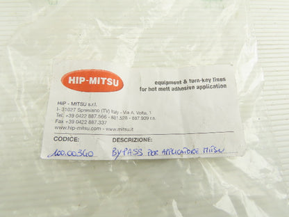 Hip Mitsu 100.0360 Hot Melt Applicator Bypass Valve