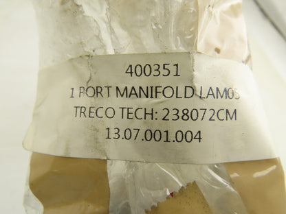 TreCo Tech 400351 1 Port Aluminum Manifold LAM5