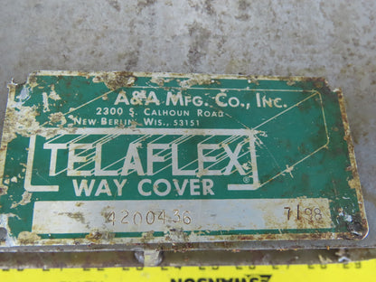 A&A Mfg. 4200436 Telaflex Hitachi Seiki VK65 CNC Telescoping Way Cover Set of 2
