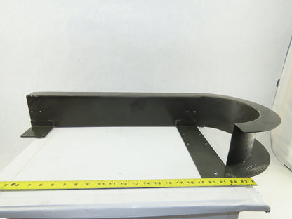 Steel Drag Chain Energy Chain Guide Bracket For 4-1/2" Wide Chain 10" Bend