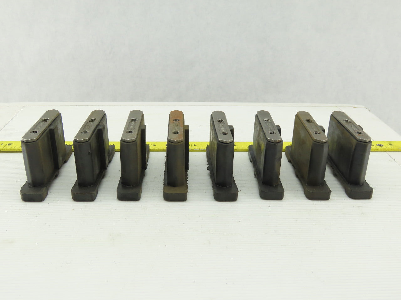 Dematic 06882-75006 Left Hand Sliding Shoe Sorting Slat Conveyor End Caps Lot/8