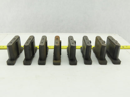 Dematic 06882-75006 Left Hand Sliding Shoe Sorting Slat Conveyor End Caps Lot/8