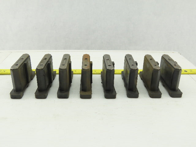 Dematic 06882-75006 Left Hand Sliding Shoe Sorting Slat Conveyor End Caps Lot/8