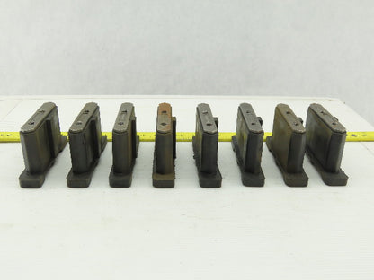 Dematic 06882-75006 Left Hand Sliding Shoe Sorting Slat Conveyor End Caps Lot/8
