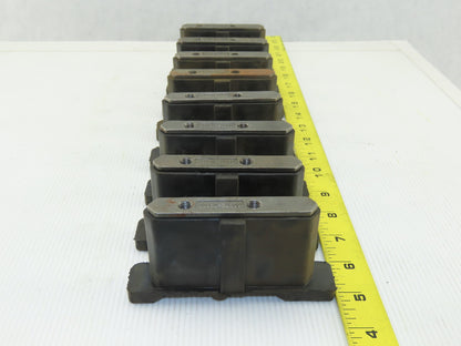 Dematic 06882-75006 Left Hand Sliding Shoe Sorting Slat Conveyor End Caps Lot/8