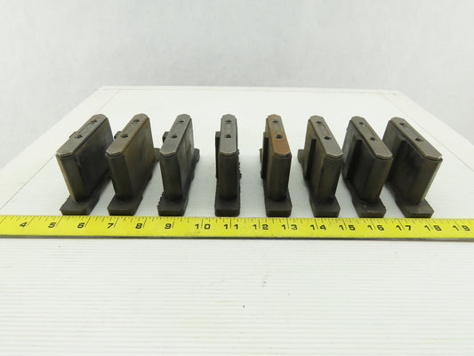 Dematic 06882-75006 Left Hand Sliding Shoe Sorting Slat Conveyor End Caps Lot/8