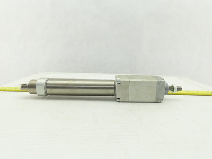 SMC CLM2C32-100-E 32mm OD 100mm Stroke Double Acting Fine Lock Lock-Up Cylinder