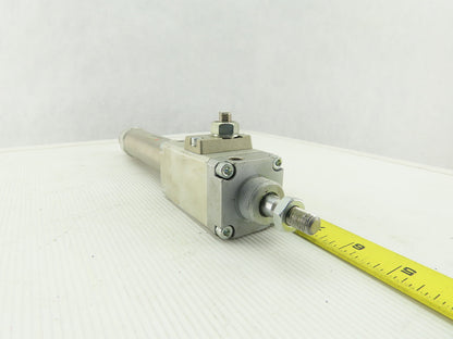 SMC CLM2C32-100-E 32mm OD 100mm Stroke Double Acting Fine Lock Lock-Up Cylinder