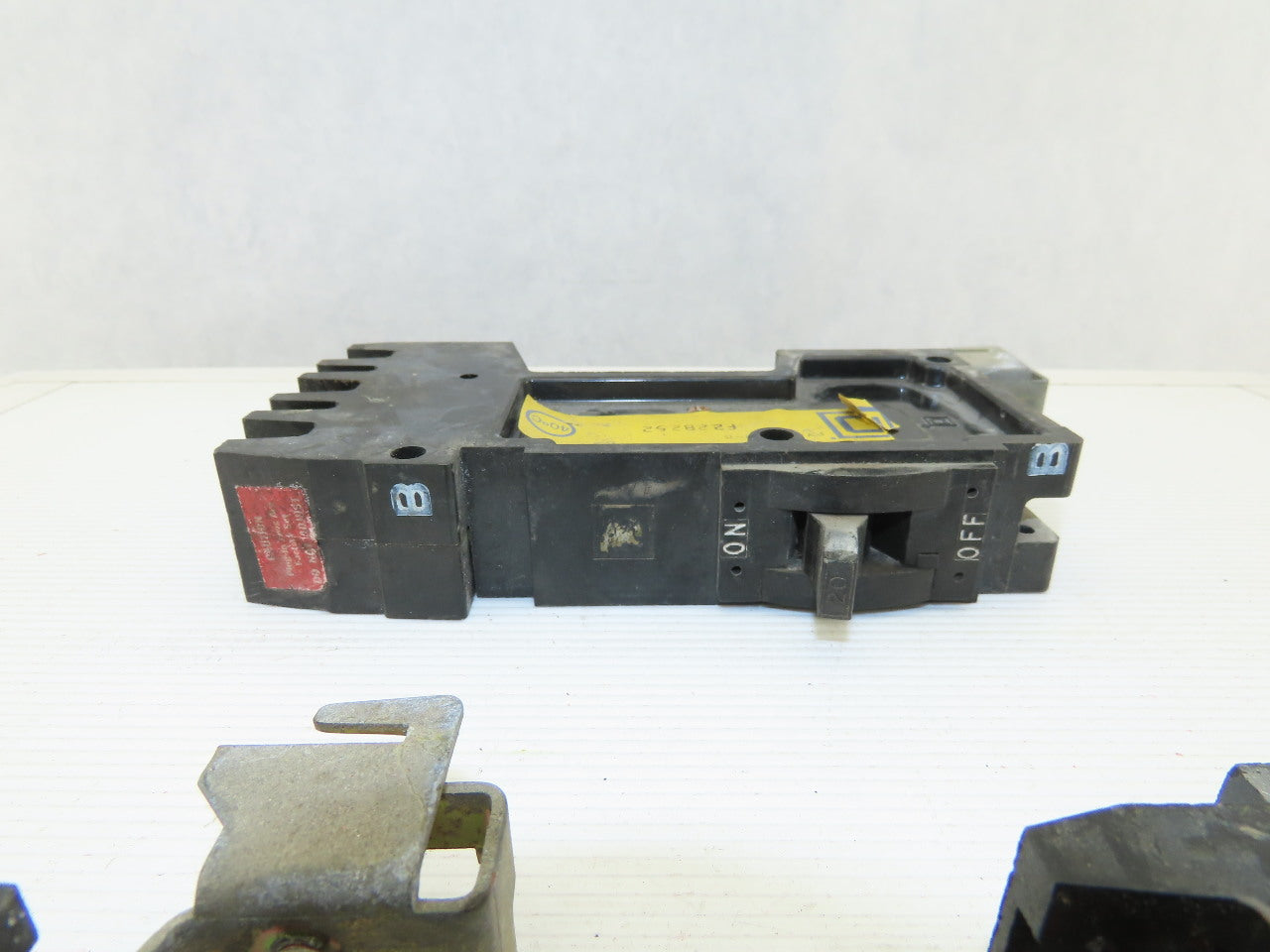 Square D FY-14020-A B C 20A I-Line 3 Individual Pole Circuit Breaker Lot of 3