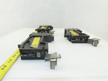 Square D FY-14020-A B C 20A I-Line 3 Individual Pole Circuit Breaker Lot of 3