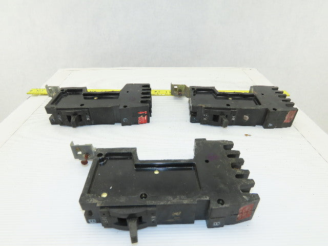 Square D FY-14020-A B C 20A I-Line 3 Individual Pole Circuit Breaker Lot of 3