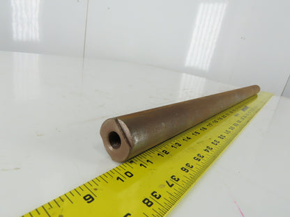 K00031001D 1-7/16" OD Solid Steel Shaft 5/8-16" Thread 30-1/4" OAL