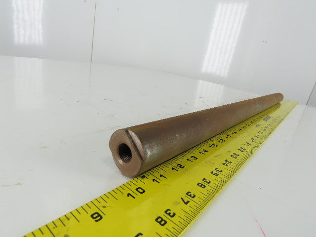 K00031001D 1-7/16" OD Solid Steel Shaft 5/8-16" Thread 30-1/4" OAL