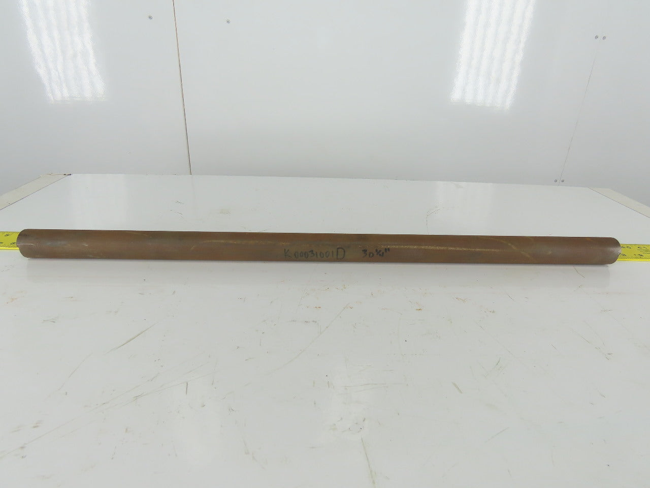 K00031001D 1-7/16" OD Solid Steel Shaft 5/8-16" Thread 30-1/4" OAL
