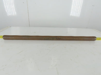 K00031001D 1-7/16" OD Solid Steel Shaft 5/8-16" Thread 30-1/4" OAL