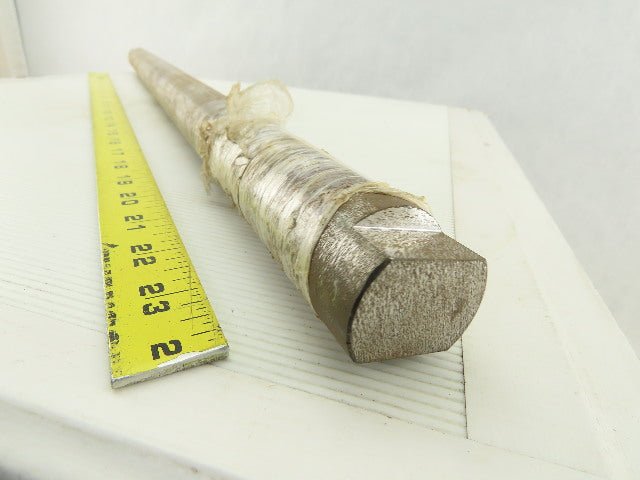 1-7/16" OD x 29-1/16" Solid Steel Pulley Shaft End Flats