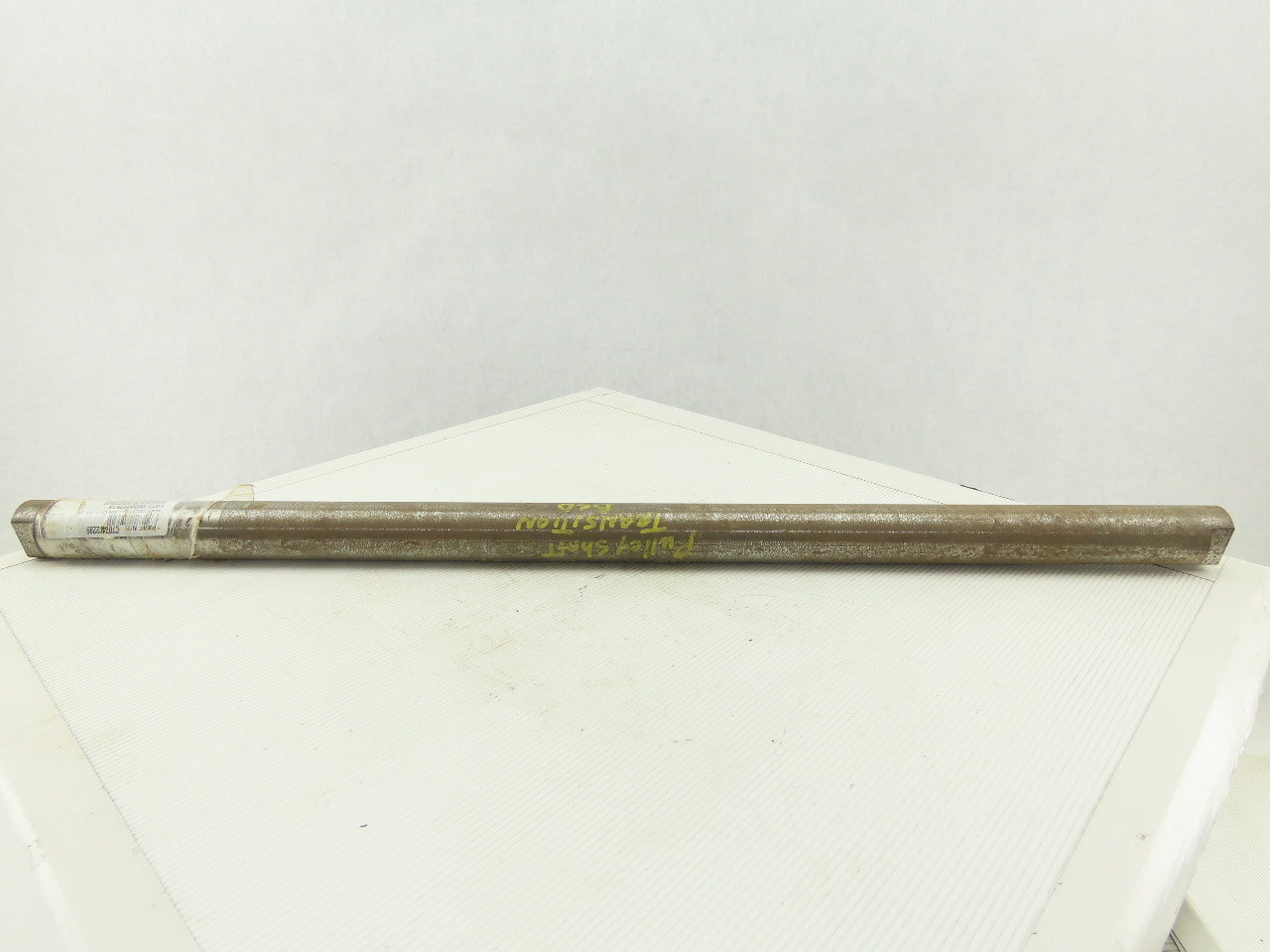 1-7/16" OD x 29-1/16" Solid Steel Pulley Shaft End Flats