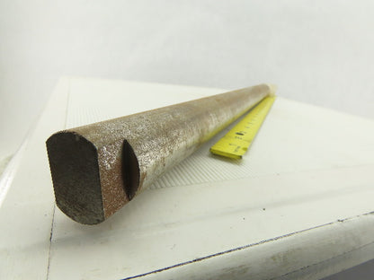 1-7/16" OD x 29-1/16" Solid Steel Pulley Shaft End Flats