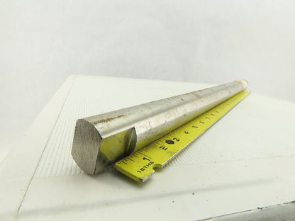 1-7/16" x 26-5/8" OAL Solid Steel Pulley Idler Shaft End Flats