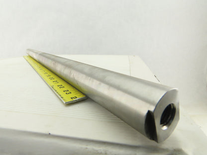1-3/8" OD x 31" OAL Solid Steel Idler Shaft 5/8-11 Threaded Ends